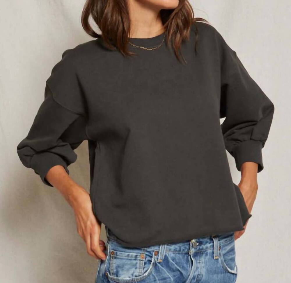NEW PERFECTWHITETEE niall sweatshirt in vintage black
